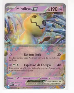 ~ESP~ SPANISH Mimikyu ex SVP 004 Promo Pokemon Card PE1 - Image 1