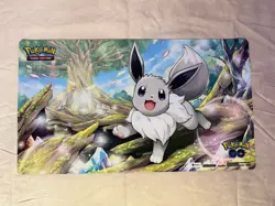 Pokemon Go TCG Radiant Eevee Play mat, collectable, rare, Shiny Pokemon - Image 1