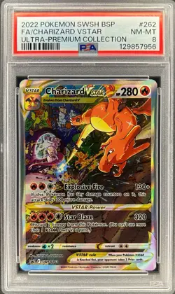 PSA 8 - CHARIZARD VSTAR - SWSH262 - ULTRA PREMIUM COLLECTION UPC ENGLISH - Image 1