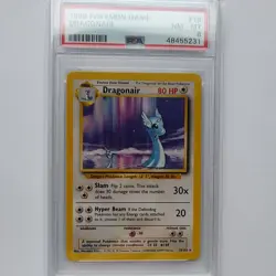 Pokemon 1x Dragonair - Unlimited - Base Set - 18 - PSA 8 - Image 1