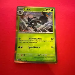 Pokemon Paldea Evolved NON Holo Rare Lokix - 021/193 - DECK EXCLUSIVE - Image 1