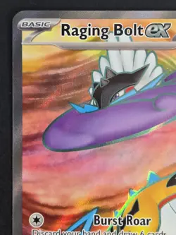 Raging Bolt ex 196/162 SV05: Temporal Forces Pokemon Full Art Holo NM US Seller - Image 2