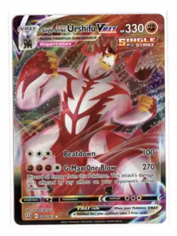 Single Strike Urshifu VMAX 086/163 Ultra Rare Holo SWSH05: Battle Styles Pokemon - Image 1
