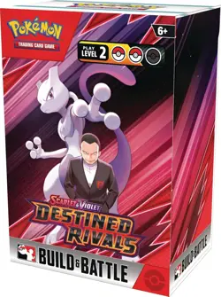 Pokemon TCG Scarlet & Violet Destined Rivals Build & Battle Box 4 Packs Sealed - Image 2