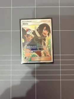 NM-Mint Zinnia - 70/70 - Full Art Ultra Rare Pokemon Dragon Majesty - Image 1