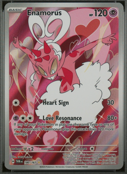 2024 Pokemon Enamorus #180 Illustration Rare Twilight Masquerade PSA 10 GEM MINT - Image 2
