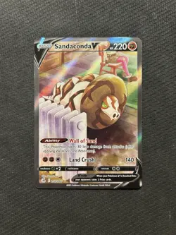 Pokemon TCG Sandaconda V 252/264! NM/LP Condition! See Description! - Image 1