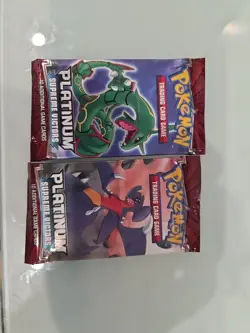 2x Pokemon Platinum Supreme Victors Booster Pack New Factory Sealed Rayquaza Art - Image 2