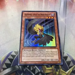 Blackwing - Kalut the Moon Shadow Super Rare Unl Ed AP04-EN005 LP Yugioh - Image 1
