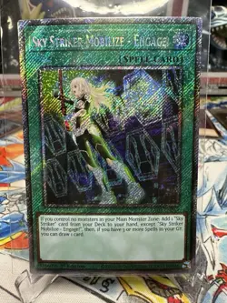 Yugioh Sky Striker Mobilize-Engage! RA03-EN269 Platinum Secret Rare NM - Image 1