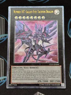 Yugioh Number 107: Galaxy-Eyes Tachyon Dragon Ultimate LTGY-EN044 - Image 1