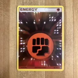 Fighting Energy 108/108 EX Power Keepers Holographic Pokemon Card VLP - Image 1