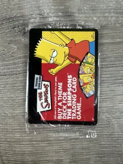 The Simpsons TCG - Rare THE COLLECTOR Foil Promo Card #18a/156 SEALED 2003 - Image 1