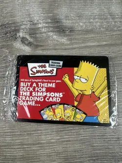 The Simpsons TCG - Rare THE COLLECTOR Foil Promo Card #18a/156 SEALED 2003 - Image 2