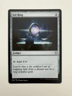 Sol Ring MTG Magic the Gathering Card NM Near Mint CM2 - Image 1