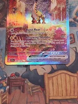 Pokemon TCG Temporal Forces Raging Bolt EX Special Illustration Card 208/162 - Image 3
