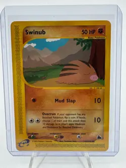 Swinub 108/144 Pokemon Card Skyridge NM Nice Regular Non-Holo E-reader - Image 4