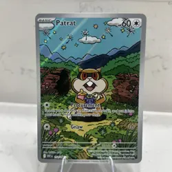 Pokemon TCG White Flare Patrat 152/086 illustration Rare Card Nm - Image 1
