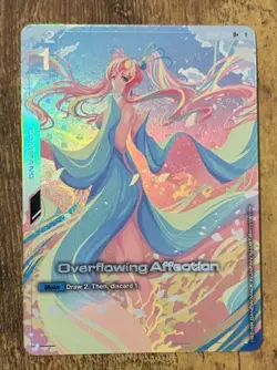 GUNDAM TCG CARD GAME OVERFLOWING AFFECTION GD01-118 U+ ENGLISH NEWTYPE - Image 1