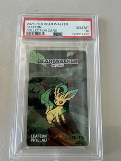 Bear Walker leafeon Card Limited Edition 658/720 - Image 1