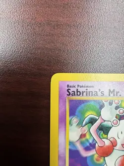 Sabrina's Mr. Mime Pokemon Card 59/132 Gym Challenge 1st Edition Non-Holo -LP - Image 3