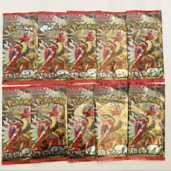 fb2 Pokemon Card Game 10x packs SV5A Crimson Haze Scarlet & Violet Japanese - Image 1