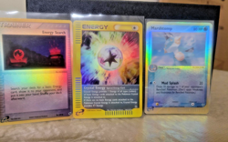 3 Pokemon Card Lot - E-READER HOLOS!! Marshtomp (36 U), Energy (146 U) Trainer - Image 2