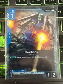 Guntank GD01-008 Gundam Card Game Championship Participation Promo - Image 1