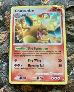 Pokemon Charizard Arceus Card. 1/99. Bent Corner - Image 1