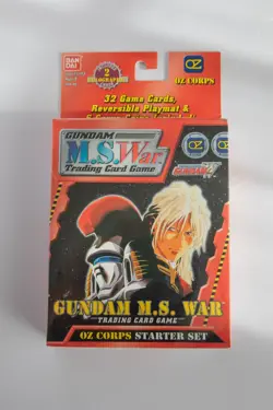 Gundam M.S. War Trading Card Game Oz Corps Sealed Starter Set - Image 1