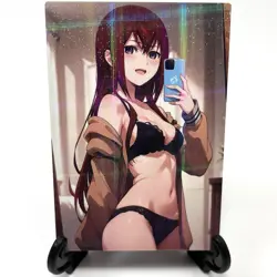 Steins;Gate Kurisu Makise Sexy Hot Anime Waifu Girl Lewd Goddess Story Art Card - Image 2