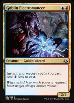 Goblin Electromancer -Foil Medium Play MTG Modern Masters 2017 - Image 1