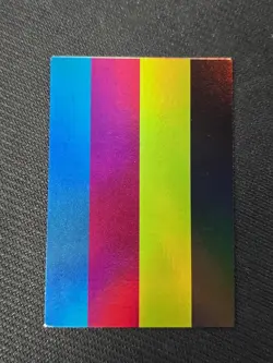 Yugioh Yu-gi-oh Color Test Print Card Ultra Super Holo Foil CMYK Misprint - Image 1