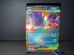 Mega Gengar ex 056 2025 Pokemon Phantasmal Flames Double Rare Box Card NM+ - Image 1