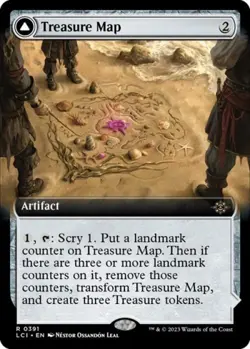 LP Foil R - Treasure Map (Extended Art): The Lost Caverns of Ixalan - Image 1