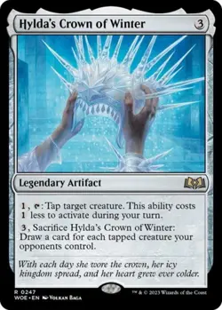 NM Foil R - Hylda's Crown of Winter: Wilds of Eldraine - Image 1