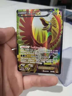 Pokemon TCG Breakpoint Ho-Oh EX Full Art Ultra Rare Holo Card 121/122 - Image 1