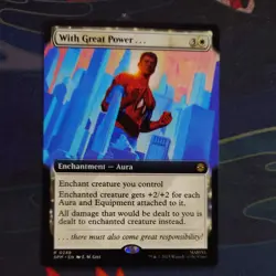 MTG With Great Power... 0248 (Borderless) [Marvels Spider-Man Near Mint] - Image 1