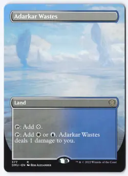 Adarkar Wastes (Borderless) R Dominaria United 377 NM - Image 1