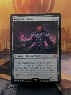 Magic The Gathering Dark Confidant MTG Final Fantasy Regular NM Non Foil - Image 1