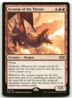 Scourge of the Throne #230 MTG Tarkir Dragonstorm TDC NM X1 - Image 1