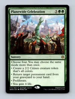 Planewide Celebration War of the Spark Non-Foil MTG NM - Image 1
