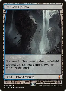 Sunken Hollow [Zendikar Expeditions] Magic MTG - Image 1