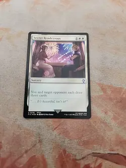 Secret Rendezvous (0218) Foil Commander Final Fantasy MTG NM - Image 1