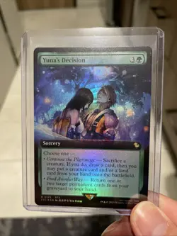 Yuna's Decision (Extended Art) Commander: Final Fantasy Foil - Image 1