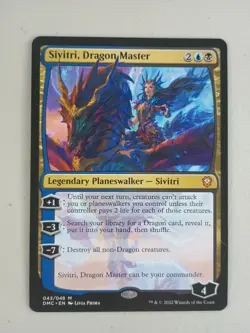 Magic The Gathering Sivitri, Dragon Master DMC #043 NM MTG - Image 1