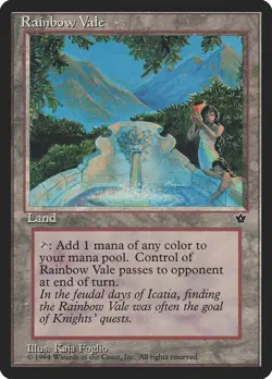 Rainbow Vale [Fallen Empires] Magic MTG - Image 1