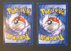 Lot of 2, Pokemon TCG Damage Diamond and Pearl Promos Ink On Back - Image 2