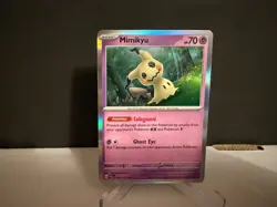 Mimikyu 097 2023 Pokemon Paldea Evolved Holo Rare NM+ - Image 1
