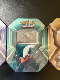 Pokemon TCG Triple Whammy Tins Set Collector Tins (Set of 3) Factory Sealed. - Image 3